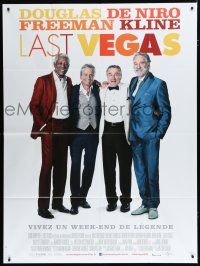 7t681 LAST VEGAS French 1p '13 Michael Douglas, Robert De Niro, Morgan Freeman, Kevin Kline!
