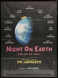 7t734 NIGHT ON EARTH French 1p '92 directed by Jim Jarmusch, cool different art by Bielikoff!