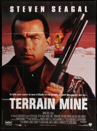 7t742 ON DEADLY GROUND French 1p '95 star/director Steven Seagal with shotgun, Terrain Mine!
