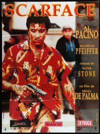 7t805 SCARFACE French 1p R80s Al Pacino as Tony Montana, Brian De Palma, Oliver Stone!