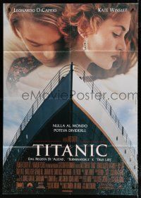 7t401 TITANIC Italian 1p '97 Leonardo DiCaprio, Kate Winslet, directed by James Cameron!