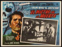 7t216 EL ROSTRO DE LA MUERTE Mexican LC '64 Jaime Salvador's The Face of Death!
