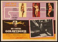 7t223 GOLDFINGER Mexican LC '64 Connery & Froebe in the 'No Mr. Bond, I expect you to die' scene!