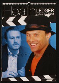 7t057 HEATH LEDGER wall calendar '10 great movie portraits & candid images of the tragic star!