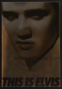 7t026 THIS IS ELVIS trade ad '81 Elvis Presley rock 'n' roll biography, portrait of The King!