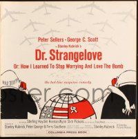 7t115 DR. STRANGELOVE pressbook '64 Stanley Kubrick classic, Peter Sellers, Tomi Ungerer art!