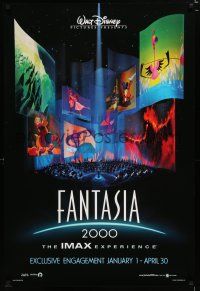 7w181 FANTASIA 2000 advance DS 1sh '99 Walt Disney cartoon set to classical music!