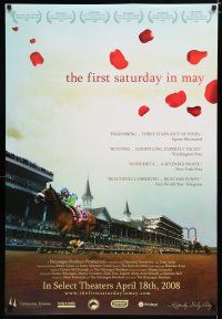 7w191 FIRST SATURDAY IN MAY advance DS 1sh '07 Kentucky Derby horserace!