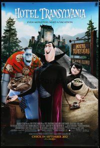 7w287 HOTEL TRANSYLVANIA advance DS 1sh '12 even monsters need a vacation!