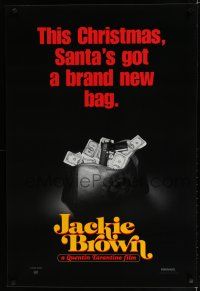 7w320 JACKIE BROWN teaser 1sh '97 Quentin Tarantino, Santa's got a brand new bag!