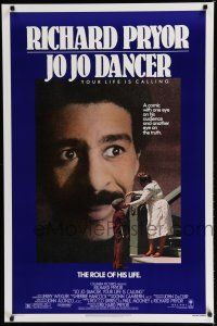 7w326 JO JO DANCER 1sh '86 Richard Pryor in the role of his life, comic biography!