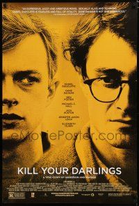 7w344 KILL YOUR DARLINGS DS 1sh '13 Daniel Radcliffe, Dane DeHaan, Ben Foster!