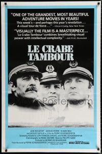 7w375 LE CRABE TAMBOUR 1sh '77 Jean Rochefort, Jacques Perrin, Claude Rich