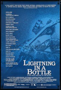 7w395 LIGHTNING IN A BOTTLE DS 1sh '04 Delta blues documentary, cool image of B.B. King!