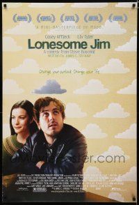 7w402 LONESOME JIM DS 1sh '05 cool image of Casey Affleck in title role, Liv Tyler!