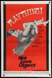 7w412 LOVE OBJECT 1sh '69 they teach sexy plaything Kim Pope some very strange games!