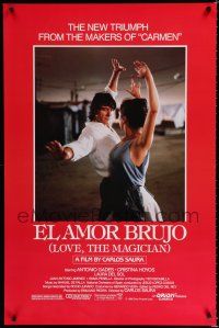 7w415 LOVE THE MAGICIAN 1sh '86 Carlos Saura, great image of dancers!