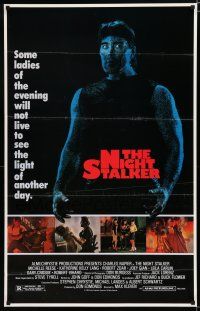 7w501 NIGHT STALKER 1sh '87 Charles Napier, Michelle Reese, Robert Zdar as prostitute killer!