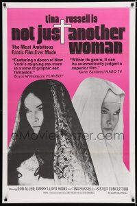7w510 NOT JUST ANOTHER WOMAN 1sh '74 cool images of Tina Russell as Sister Conception!