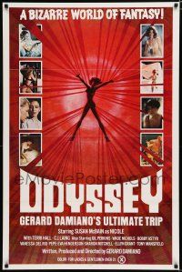 7w520 ODYSSEY 1sh '77 Gerard Damiano's ultimate trip, a bizarre world of sexploitation fantasy!