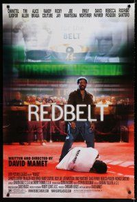7w613 REDBELT 1sh '08 Chiwetel Ejiofor w/man knocked down after fight!