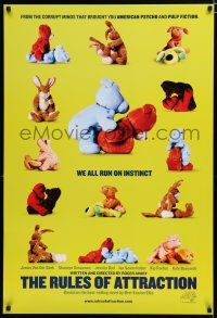 7w631 RULES OF ATTRACTION int'l 1sh '02 wacky images of stuffed animals in compromising positions!