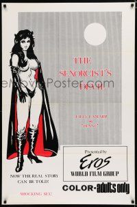 7w659 SEXORCIST'S DEVIL 1sh '74 Ray Dennis Steckler, artwork of sexy woman in cape!