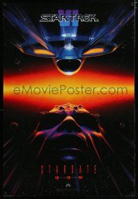 7w710 STAR TREK VI teaser 1sh '91 cool sci-fi image, The Undiscovered Country!