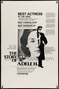 7w723 STORY OF ADELE H. 1sh '75 Francois Truffaut's L'Histoire d'Adele H., Isabelle Adjani