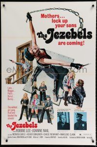 7w740 SWITCHBLADE SISTERS 1sh '75 classic wildest girl gang artwork image, The Jezebels!