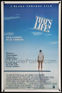 7w759 THAT'S LIFE 1sh '86 Jack Lemmon, Julie Andrews, Sally Kellerman, Robert Loggia!