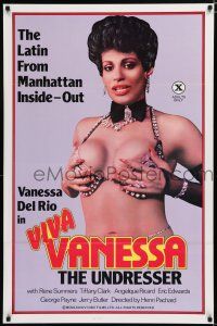 7w813 VIVA VANESSA 1sh '84 sexy Vanessa Del Rio is the Latin from Manhattan, x-rated!
