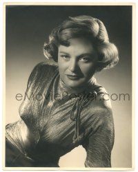 7x120 ALEXIS SMITH deluxe 11x14 still '40s great very young portrait in sexy blouse by Bachrach!