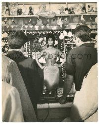 7x128 BOCCACCIO '70 deluxe 11x14 still '62 c/u of sexy Sophia Loren with men at carnival game!