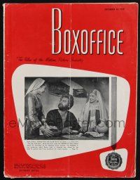 7x097 BOX OFFICE exhibitor magazine December 14, 1959 Never So Few, Jack the Ripper & more!
