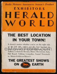7x050 EXHIBITORS HERALD WORLD exhibitor magazine July 20, 1929 w/ entire RKO 29/30 yearbook!