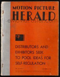 7x069 MOTION PICTURE HERALD exhibitor magazine October 22, 1938 Angels With Dirty Faces & more!