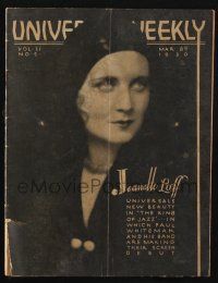 7x063 UNIVERSAL WEEKLY exhibitor magazine Mar 8, 1930 King of Jazz, All Quiet on the Western Front