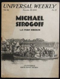7x053 UNIVERSAL WEEKLY exhibitor magazine November 20, 1926 Michael Strogoff, Collegians & more!