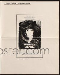7x468 BRIDE WORE BLACK 4pg pressbook '68 Francois Truffaut's La Mariee Etait en Noir, Jeanne Moreau!