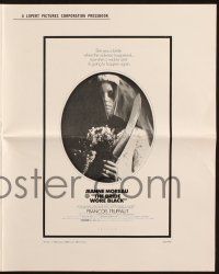 7x469 BRIDE WORE BLACK 6pg pressbook '68 Francois Truffaut's La Mariee Etait en Noir, Jeanne Moreau!