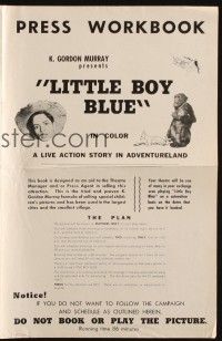 7x675 LITTLE BOY BLUE & PANCHO pressbook '63 the adventures of a Mexican boy & his monkey!