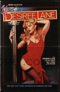 7x877 UP DESIREE LANE pressbook '84 the true lust story of erotica's horniest sex star!