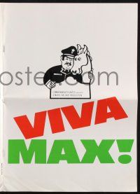 7x887 VIVA MAX pressbook '70 Peter Ustinov, Pamela Tiffin Jonathan Winters, John Astin!