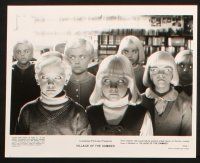 7x389 VILLAGE OF THE DAMNED presskit w/ 4 stills '95 John Carpenter horror, creepy kids!
