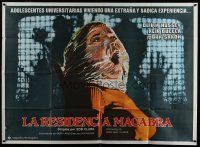 7y135 SILENT NIGHT EVIL NIGHT Argentinean 43x58 '75 gruesome image will make your skin crawl!