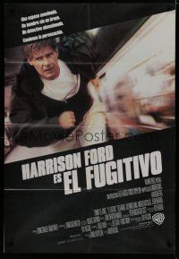 7y179 FUGITIVE Argentinean '93 Harrison Ford is on the run from an obsessed detective!