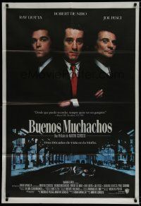 7y184 GOODFELLAS Argentinean '90 Robert De Niro, Joe Pesci, Ray Liotta, Martin Scorsese classic!