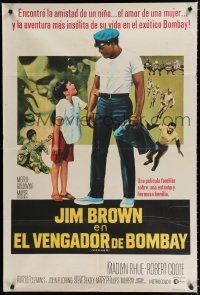 7y199 KENNER Argentinean '68 Jim Brown finds the adventure of his life in exotic Bombay!