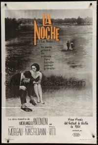7y204 LA NOTTE Argentinean '61 Michelangelo Antonioni, Jeanne Moreau, Marcello Mastroianni